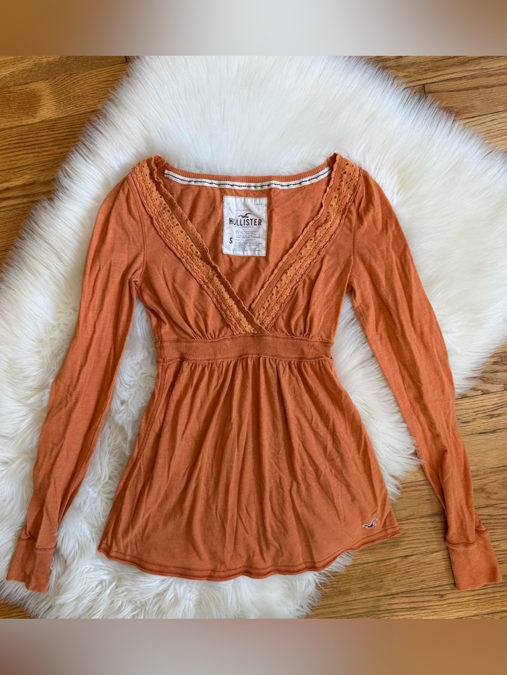 Y2k vintage Hollister babydoll top